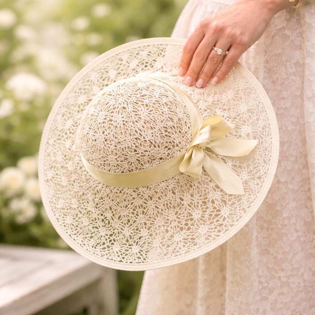 Sunlight Lace Hat Crochet Pattern