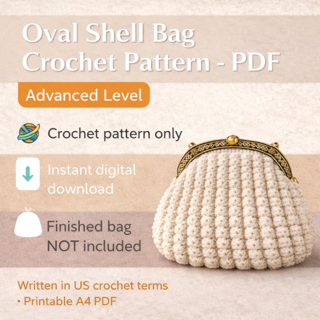 Oval Shell Bag Crochet Pattern