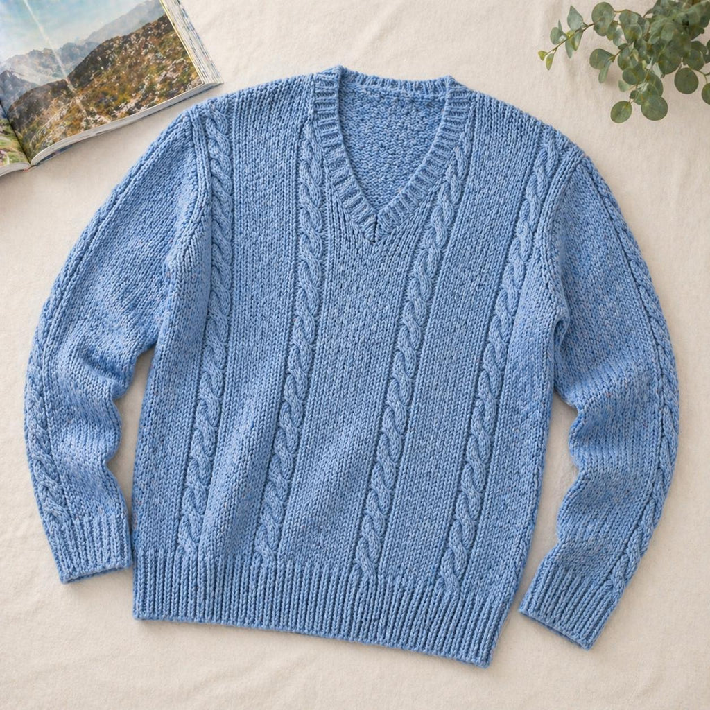 Men’s Cable Knit Sweater Pattern