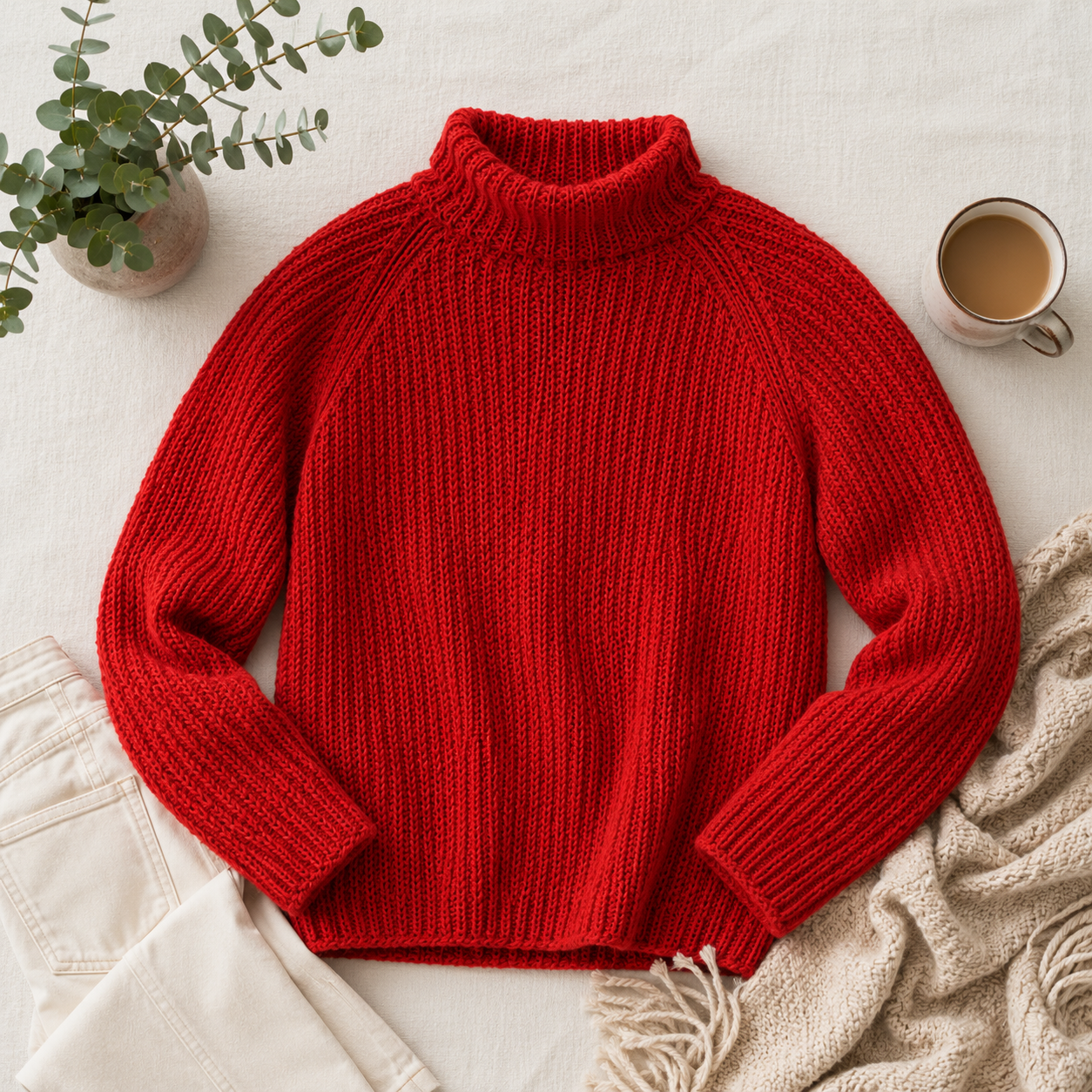 Women’s Raglan Knit Sweater Pattern