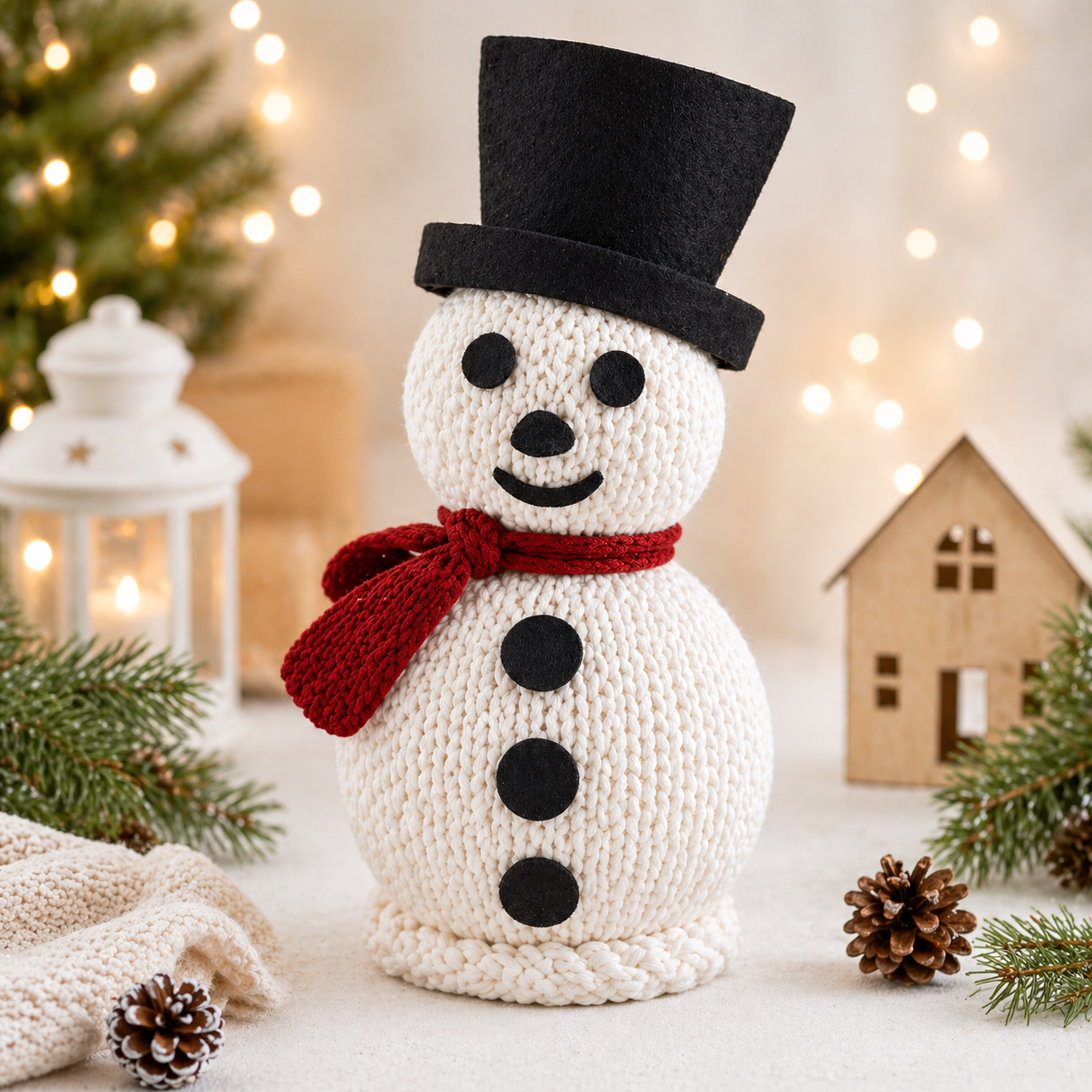 Knitted Snowman Pattern