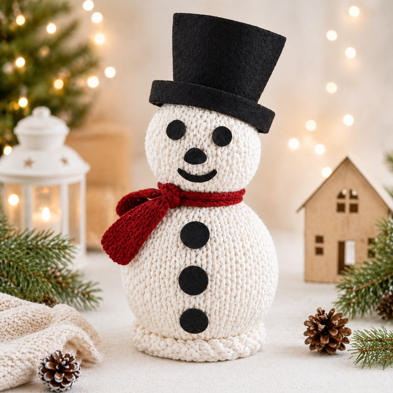 Knitted Snowman Pattern