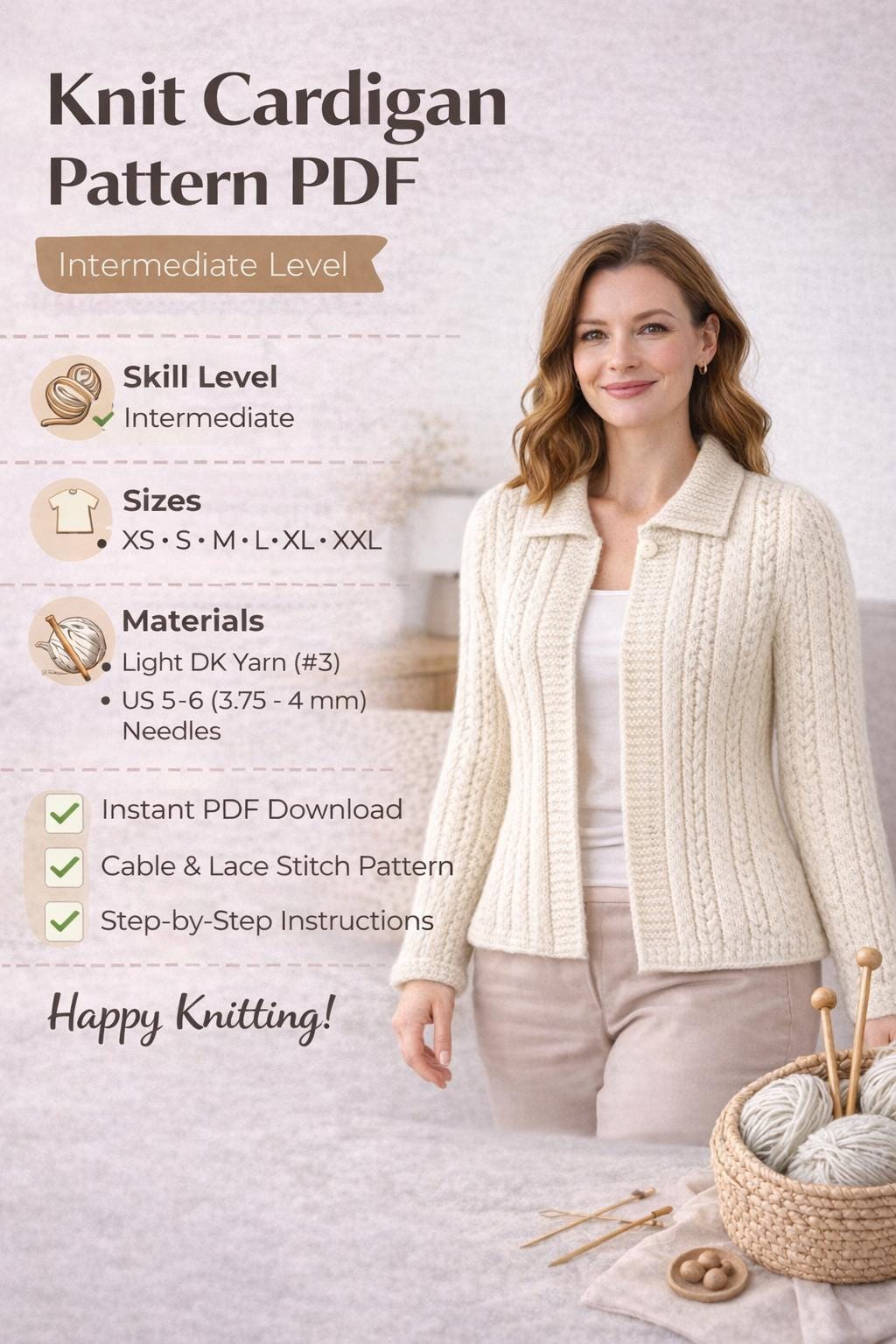 Bed Jacket Knitting Pattern