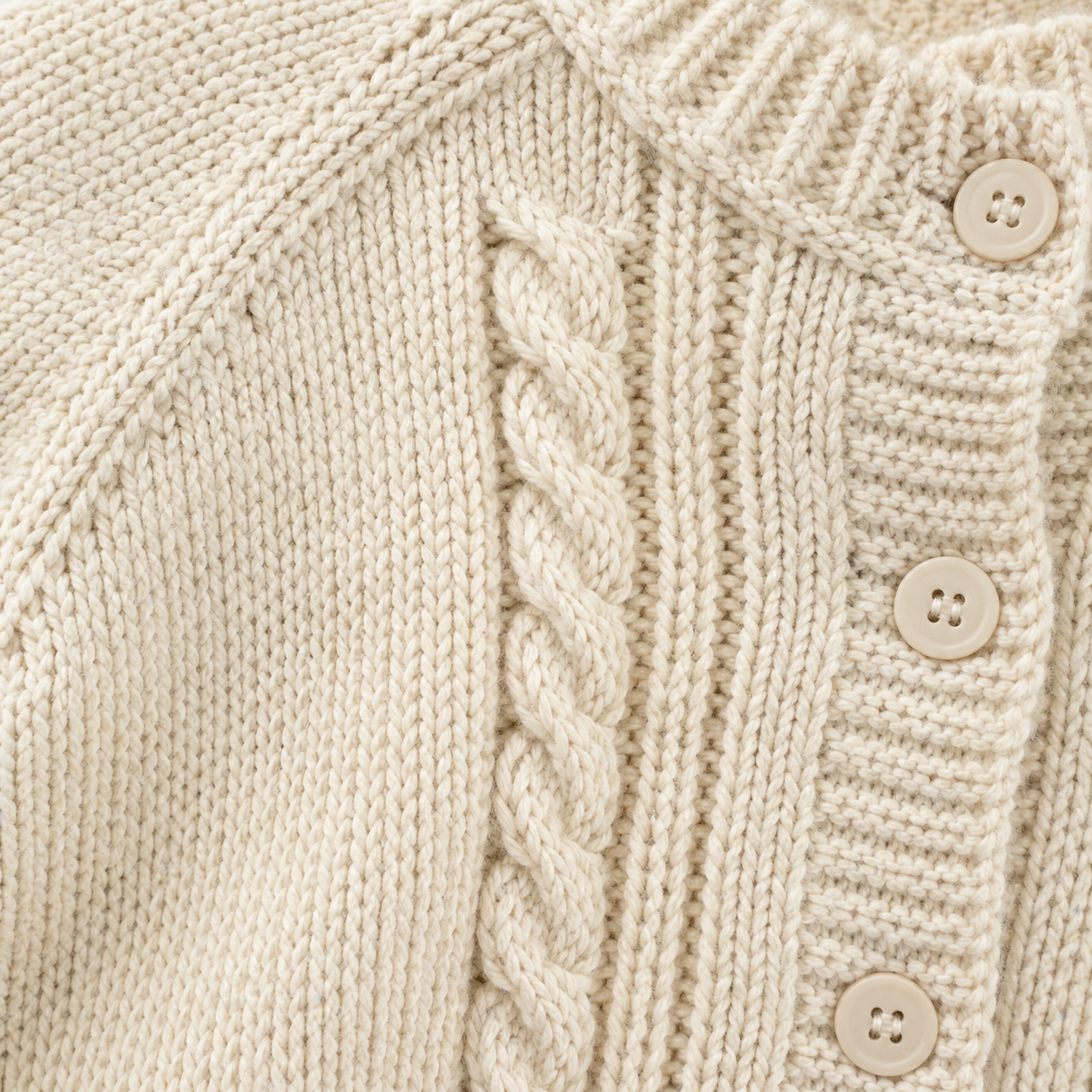 Top Down Raglan Cardigan Knitting Pattern