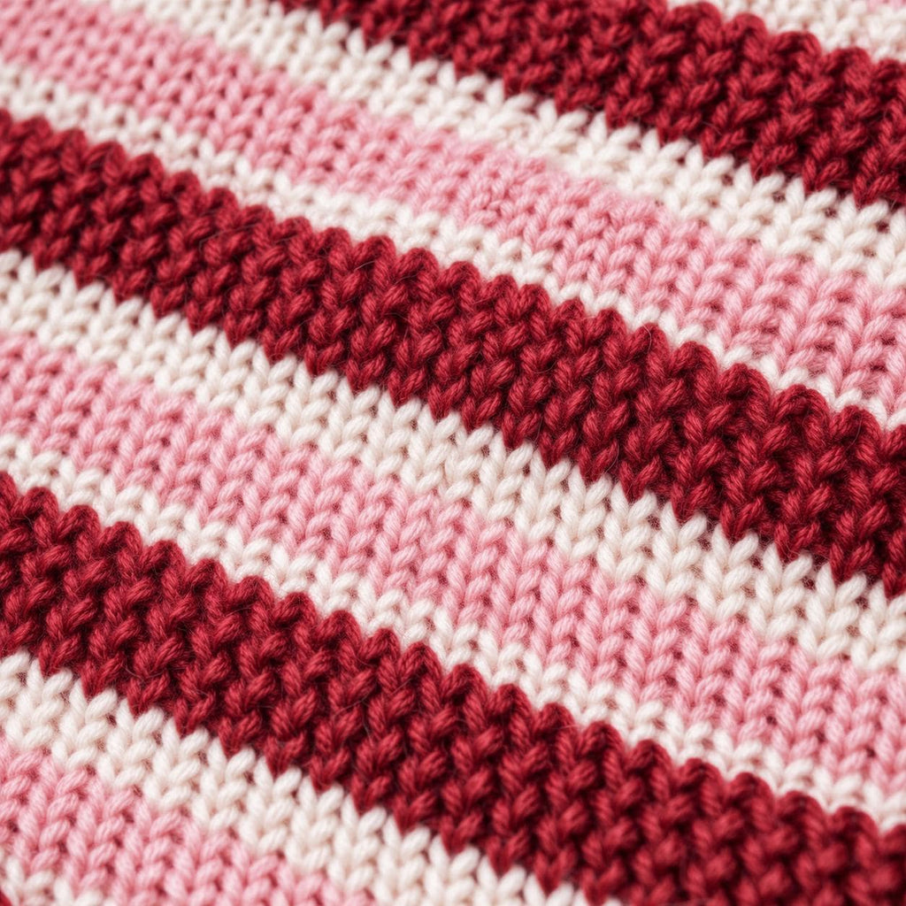Striped Turtleneck Sweater Knitting Pattern