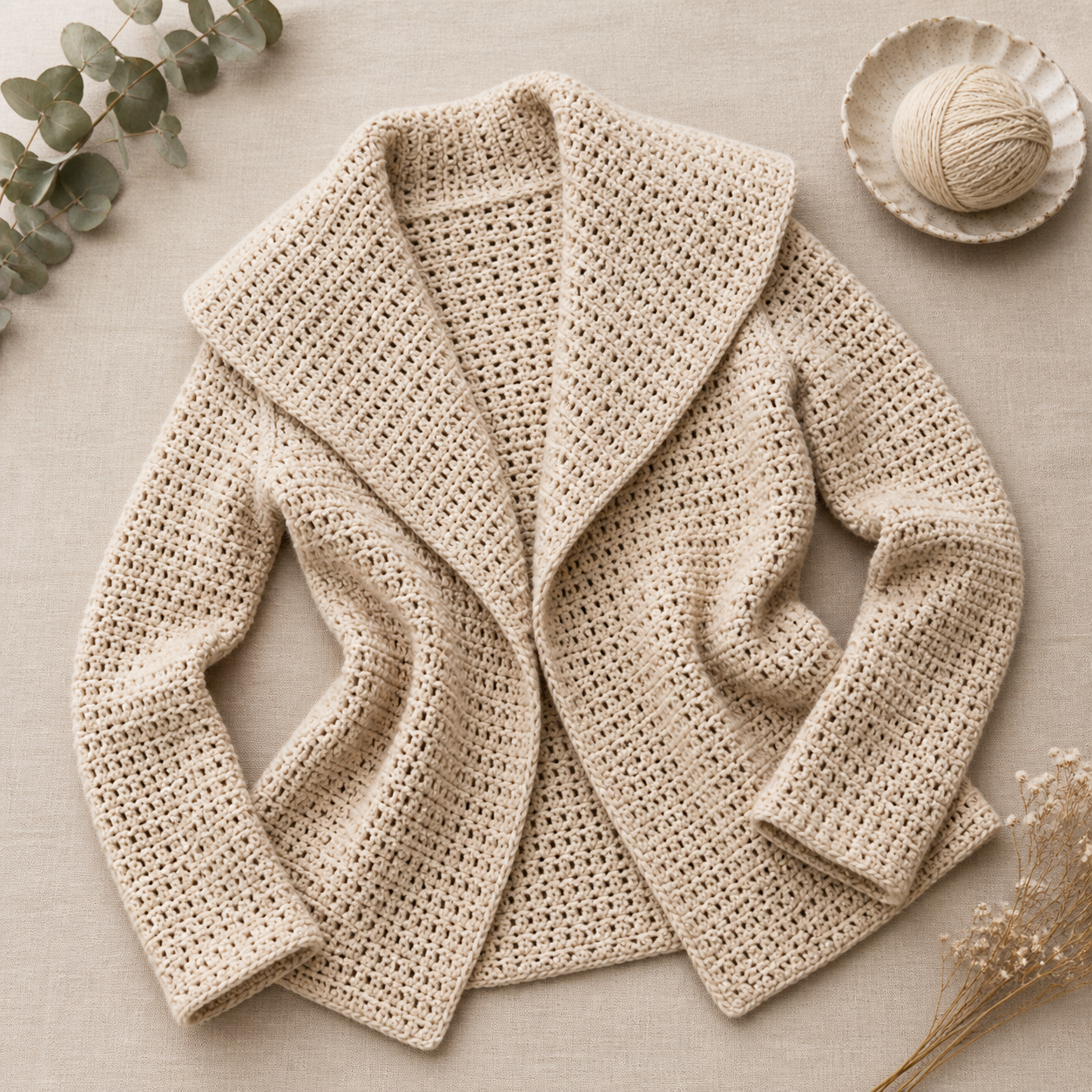 Crochet Wrap Jacket Pattern