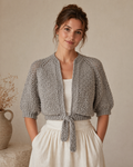 Cropped Raglan Knit Jacket Pattern