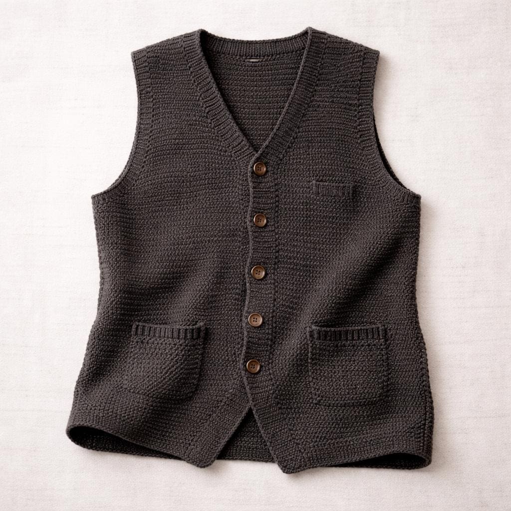 Men’s Crochet Vest Pattern
