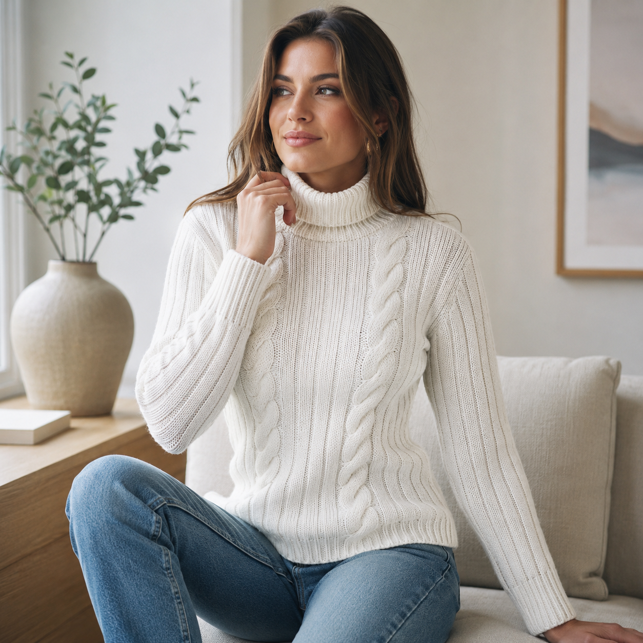 Classic Cable Knit Sweater Pattern