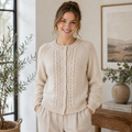 Top Down Raglan Cardigan Knitting Pattern