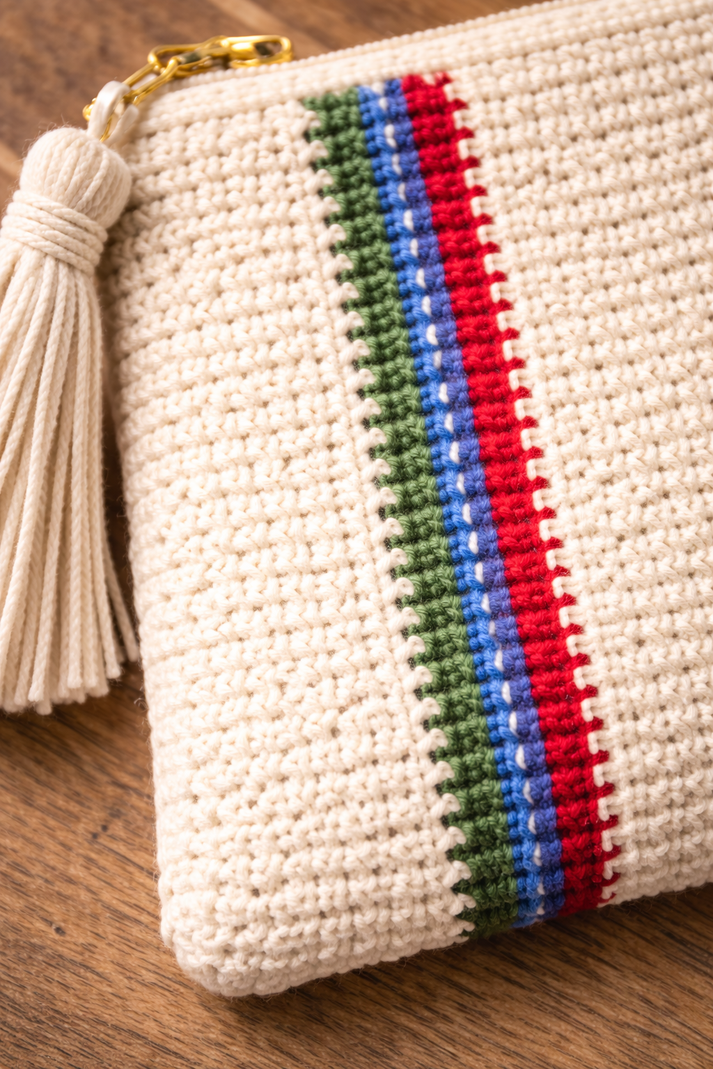 Crochet Zipper Pouch Mesh Bag Pattern