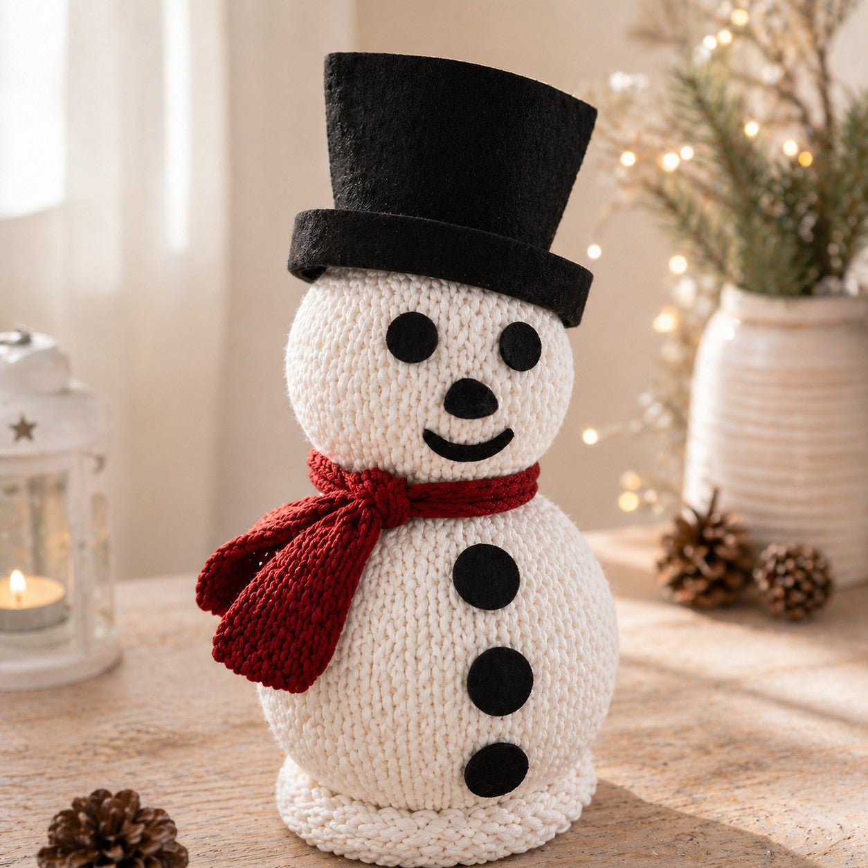 Knitted Snowman Pattern