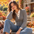 Vintage Fitted Cardigan Knitting Pattern