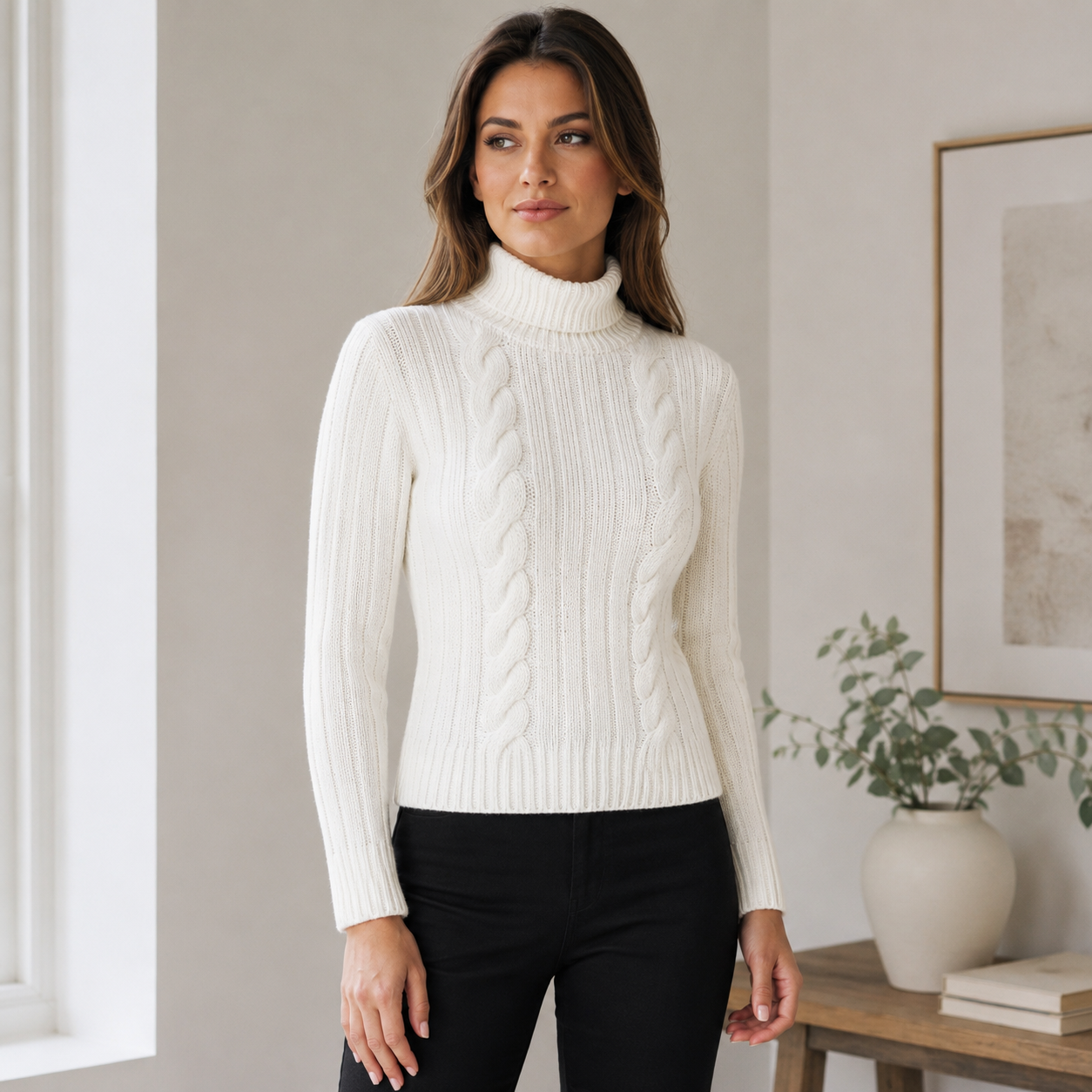 Classic Cable Knit Sweater Pattern