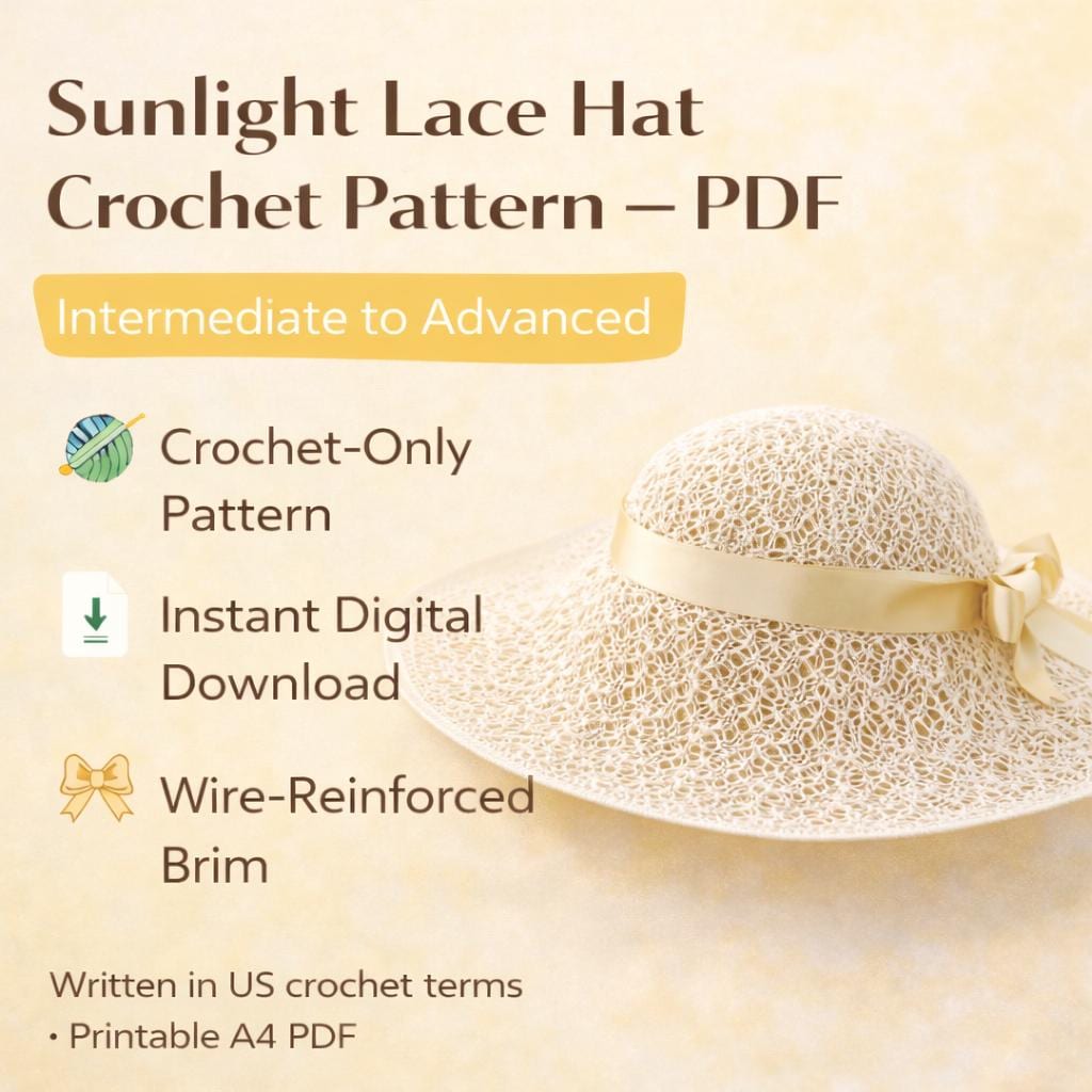 Sunlight Hat Crochet Pattern