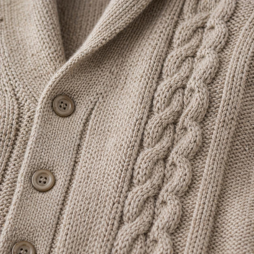 Men’s Cable Knit Cardigan Pattern