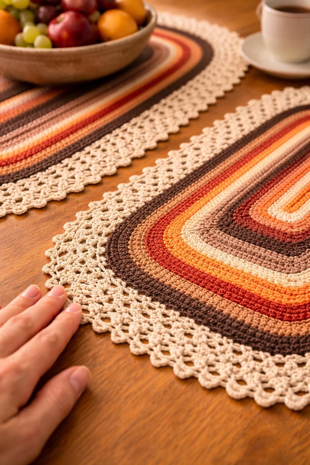 Crochet Placemat Pattern Set