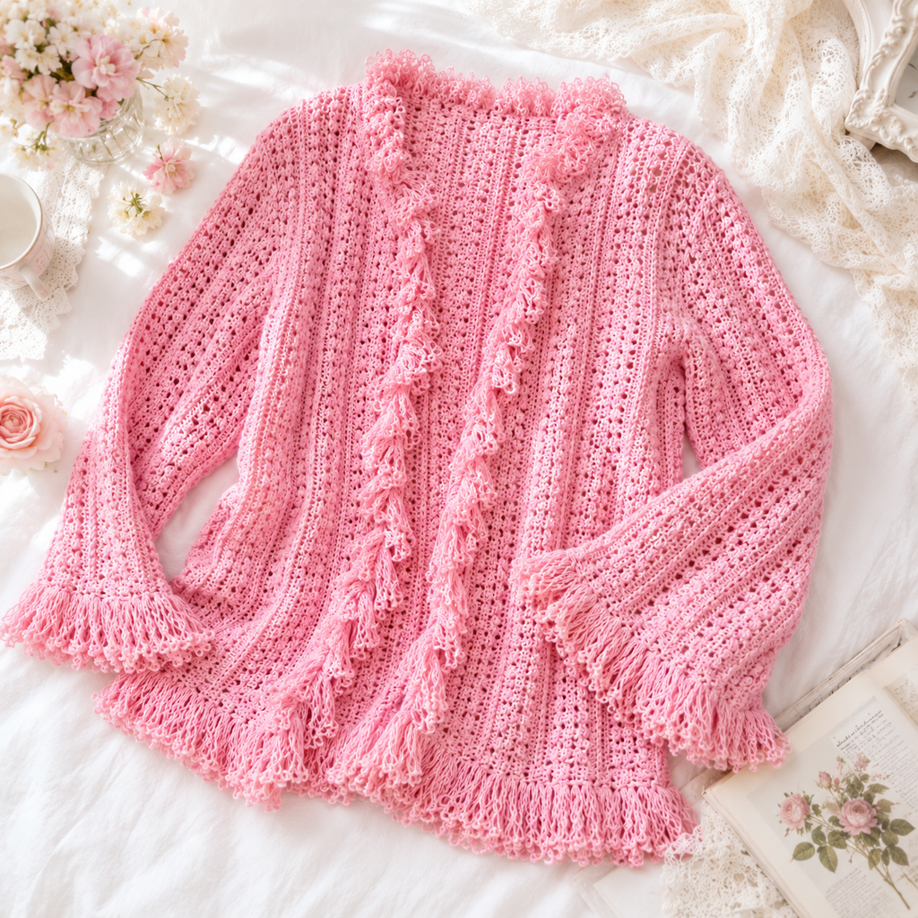 Hairpin Crochet Bed Jacket Pattern