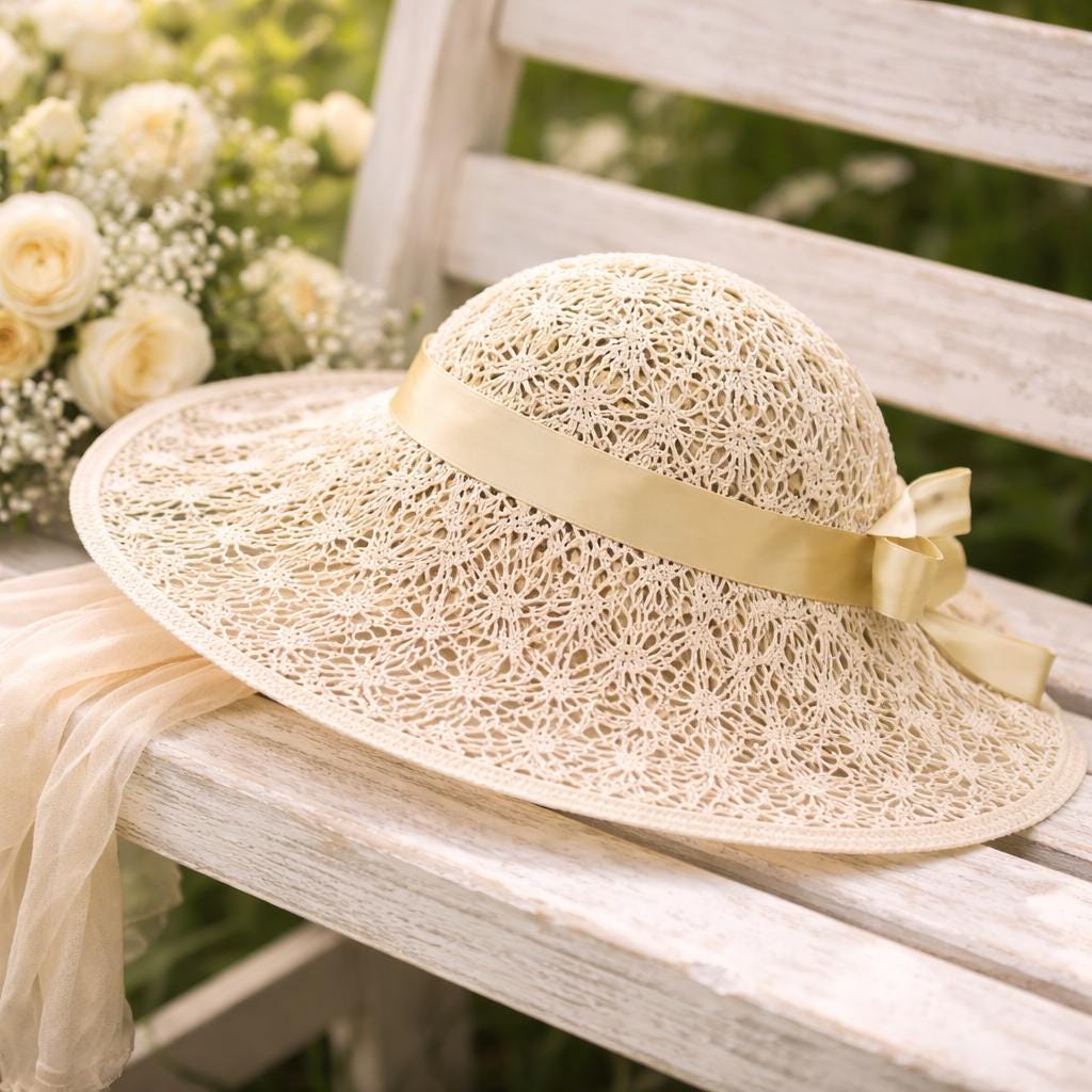Sunlight Lace Hat Crochet Pattern