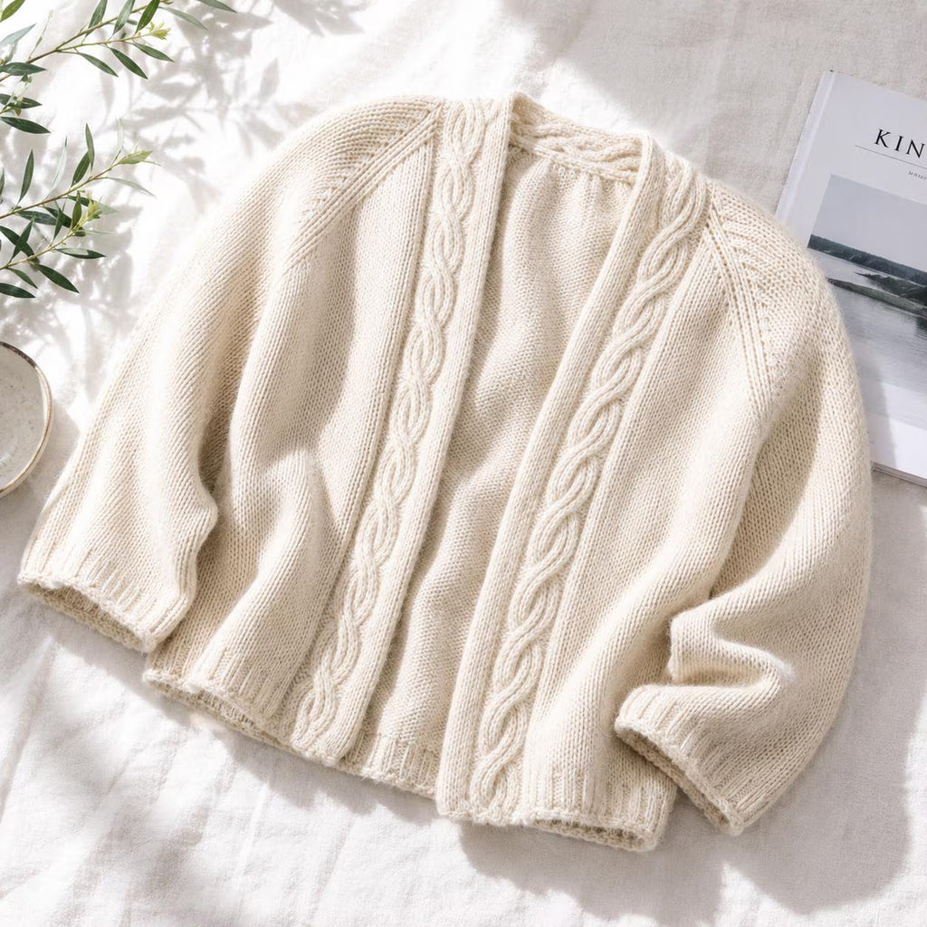 Women's Raglan Sleeve Sweater Knitting Pattern