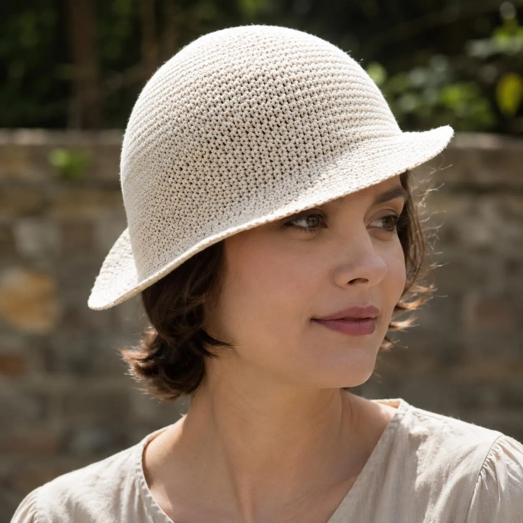 Classic Tilted Brim Cloche Crochet Pattern