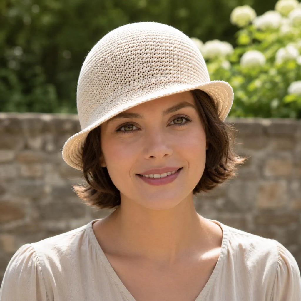 Classic Tilted Brim Cloche Crochet Pattern