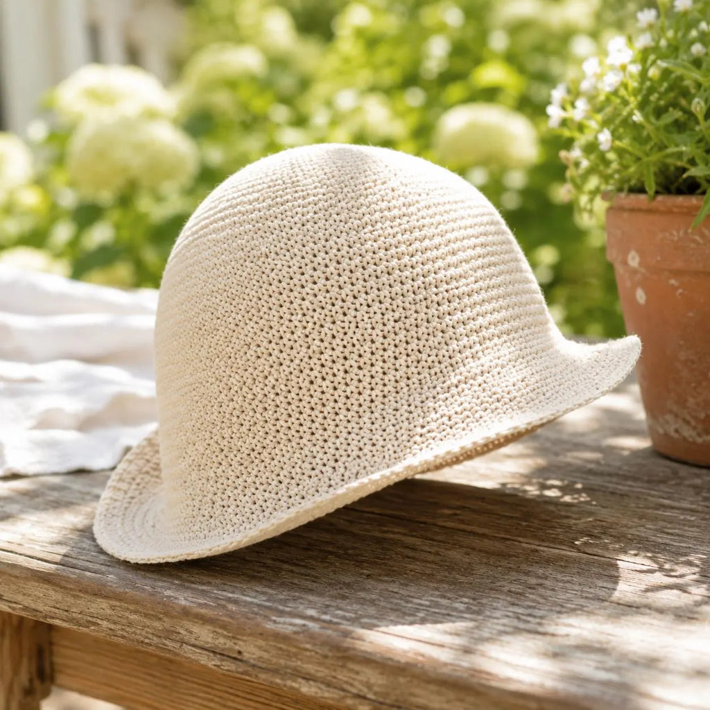 Classic Tilted Brim Cloche Crochet Pattern