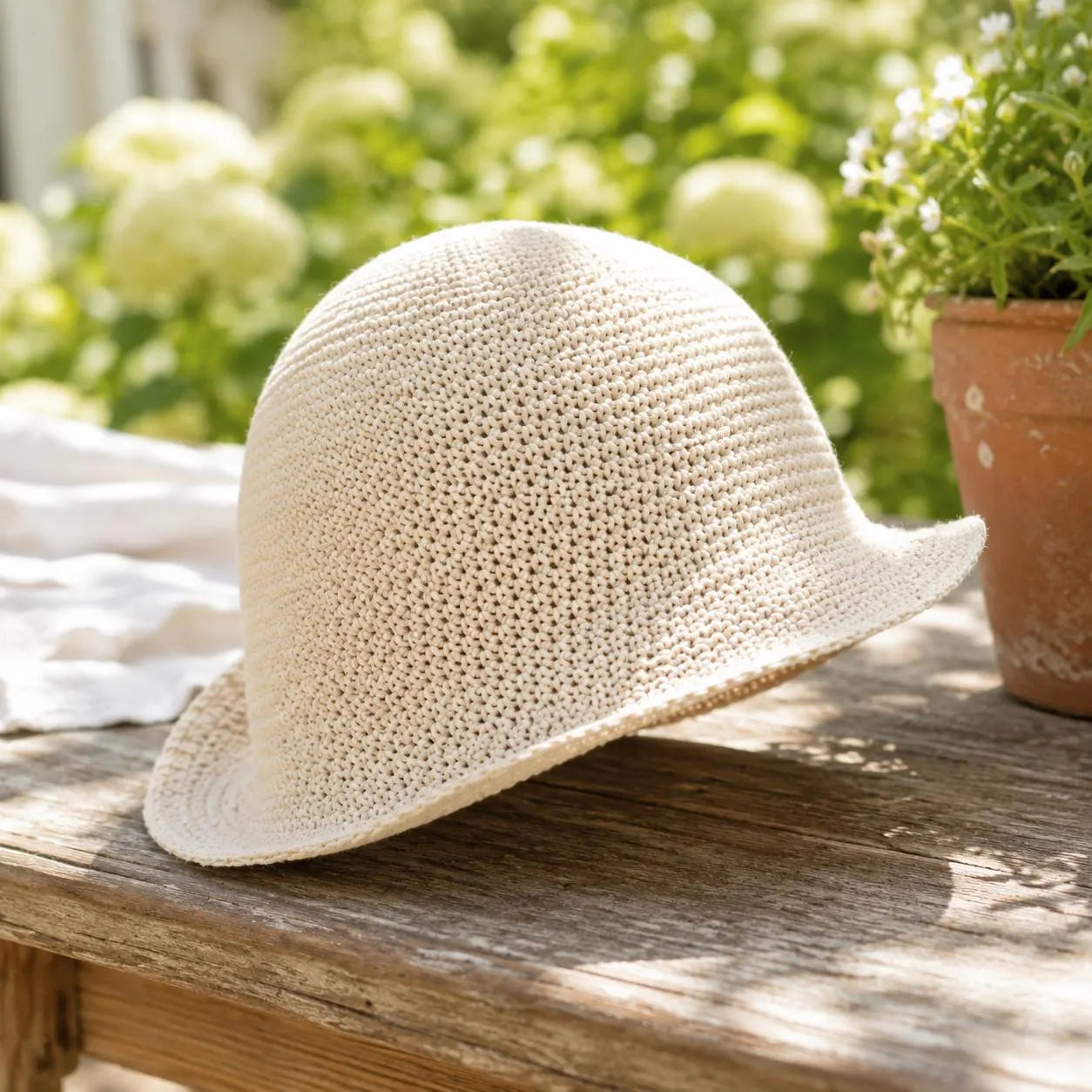 Classic Tilted Brim Cloche Crochet Pattern