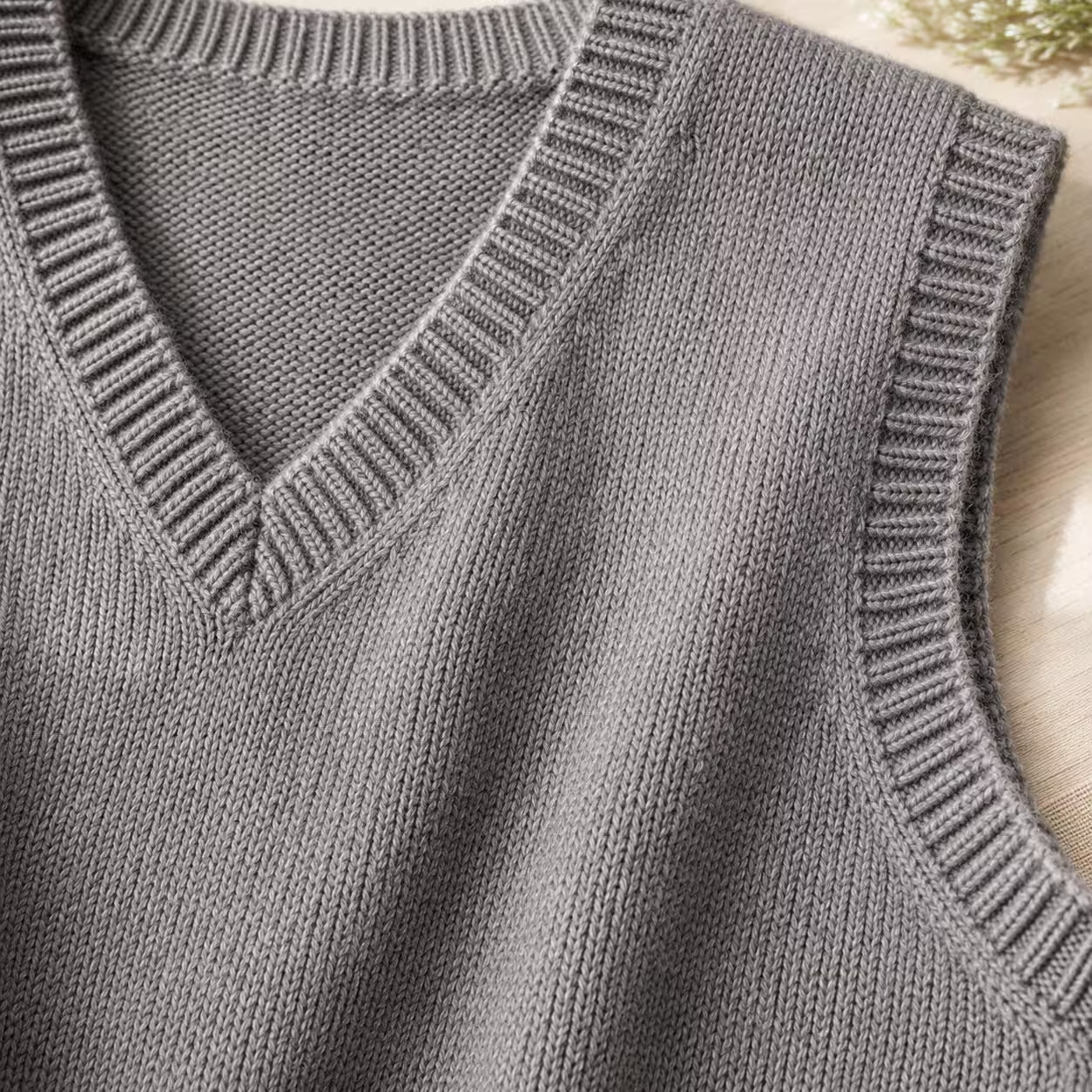 Men's V-Neck Slipover Knitting Pattern