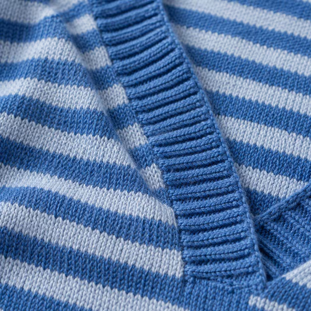 Vintage Striped Blouse & Skirt Knitting Pattern