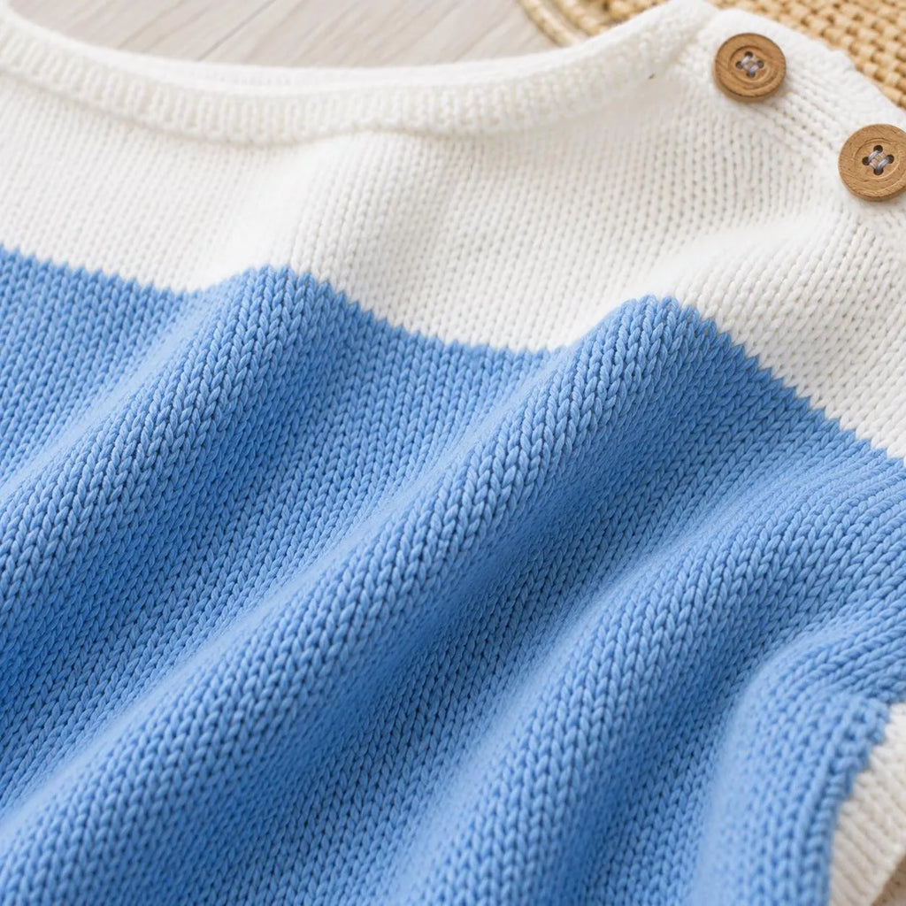 Coastal Breeze Colorblock Top Knitting Pattern