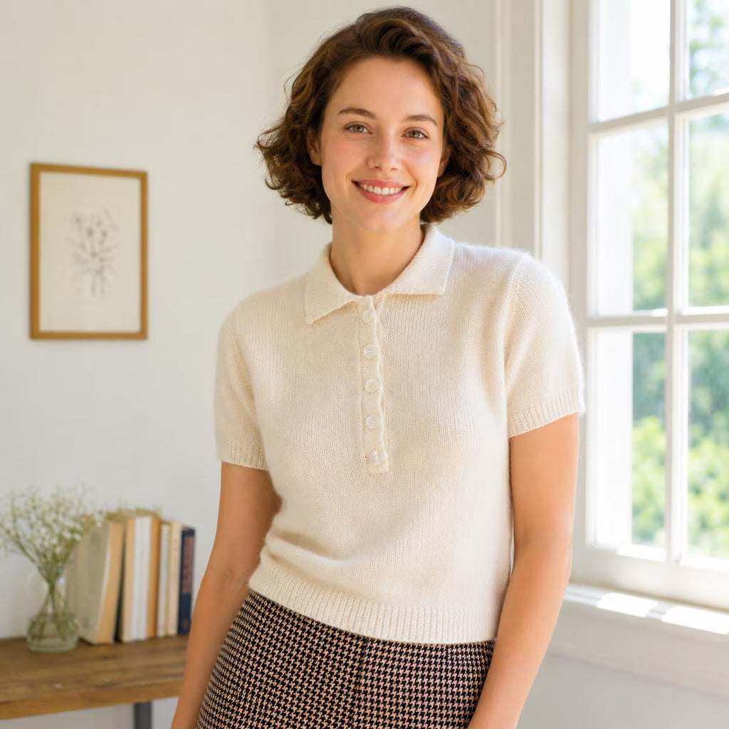 Classic Campus Knit Polo Pattern