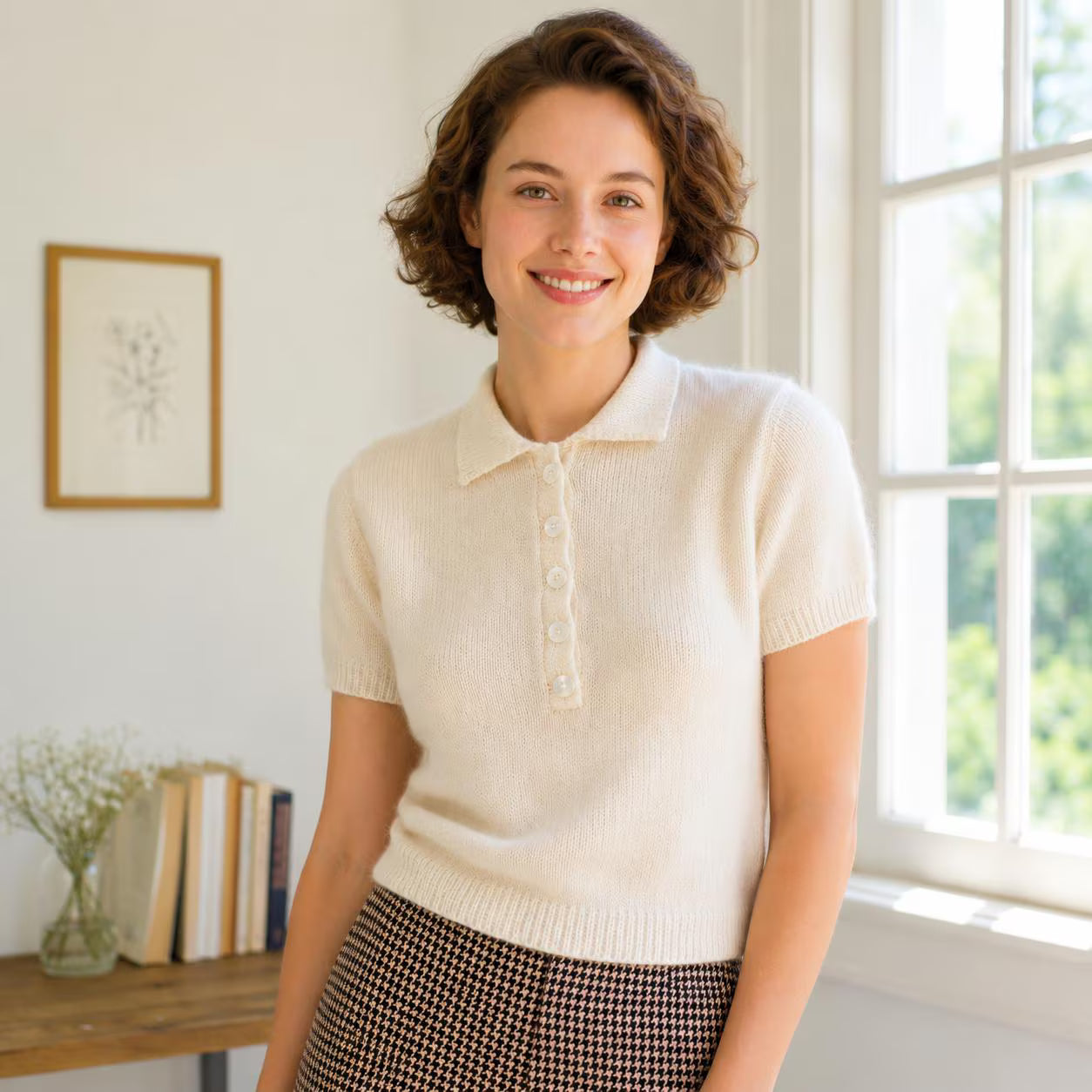 Classic Campus Knit Polo Pattern