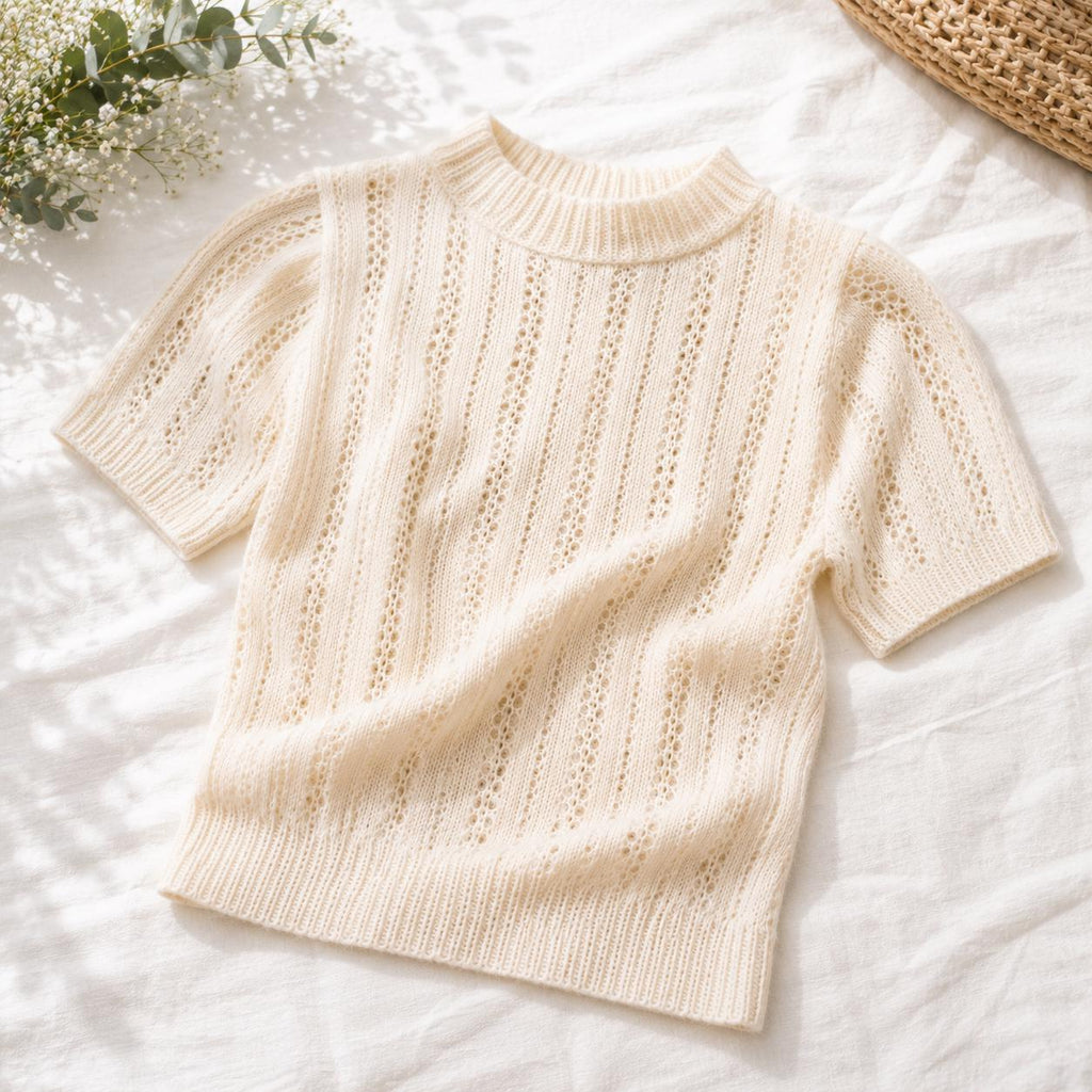 Vintage Lace Sweater Knitting Pattern