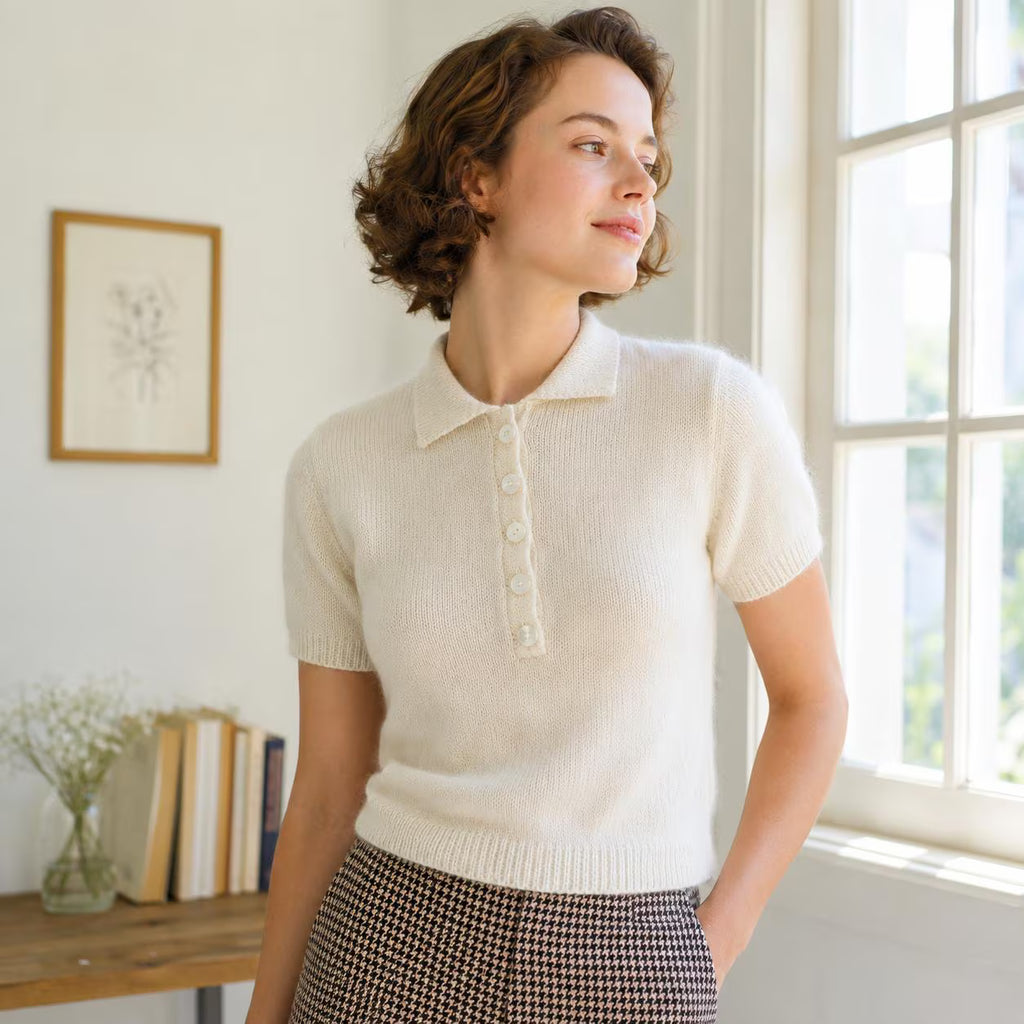 Classic Campus Knit Polo Pattern