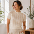 Vintage Lace Sweater Knitting Pattern