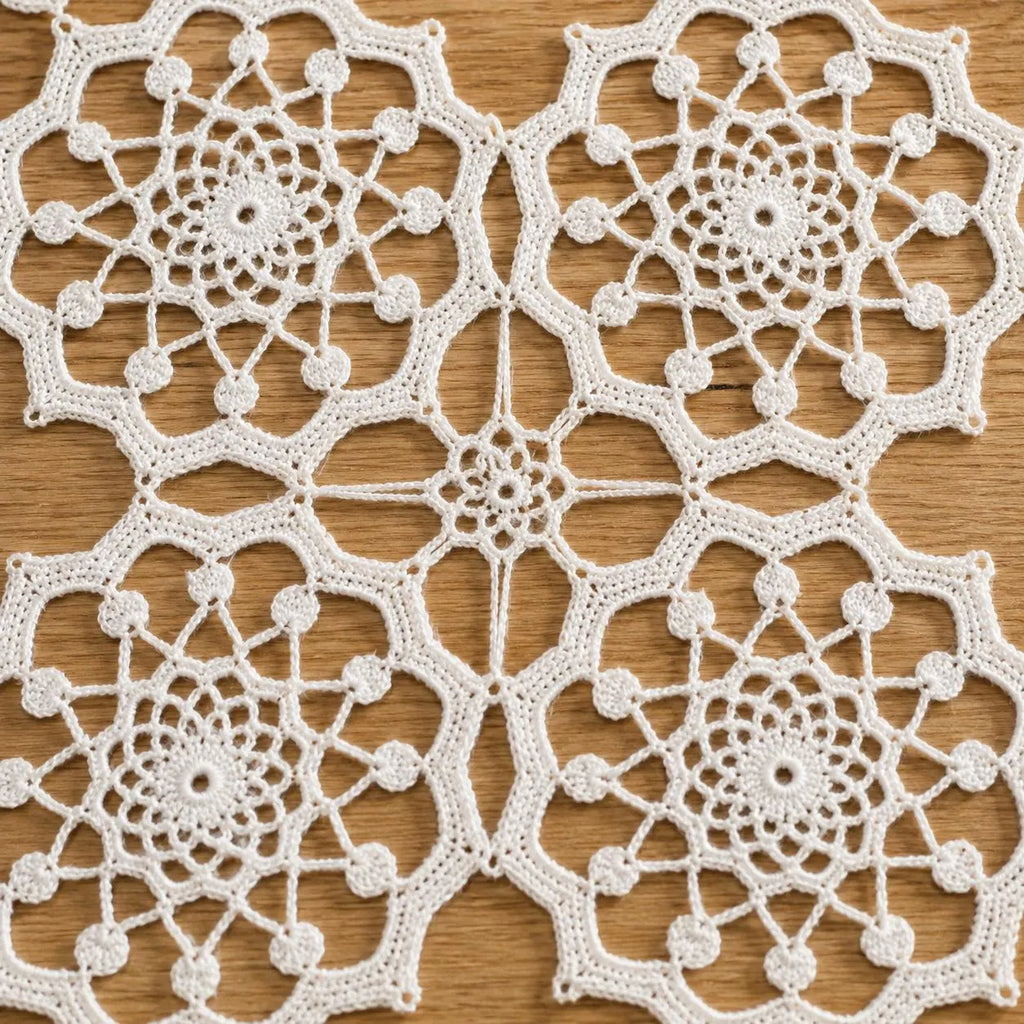 Heirloom Medallion Lace Tablecloth Crochet Pattern
