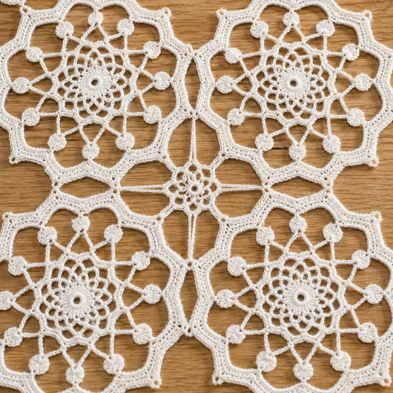 Heirloom Medallion Lace Tablecloth Crochet Pattern