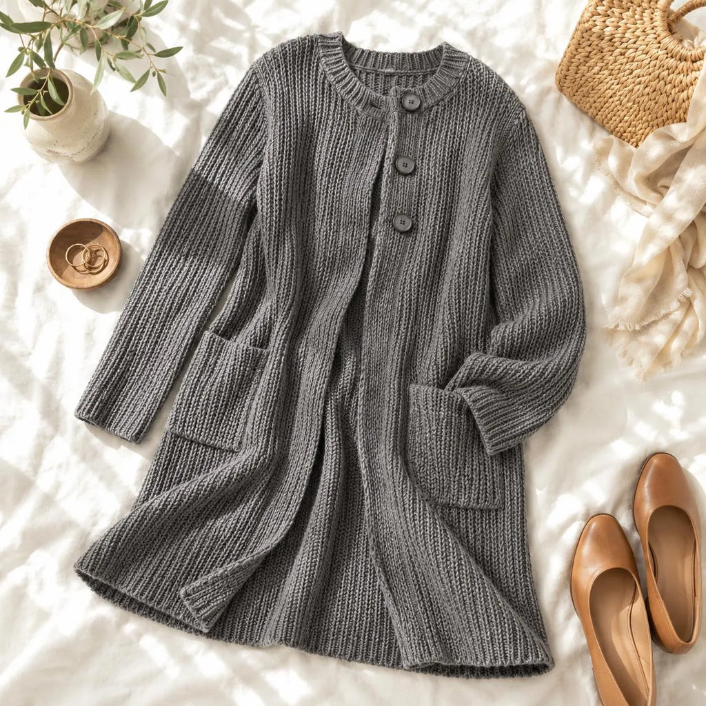 Textured Topcoat Knitting Pattern