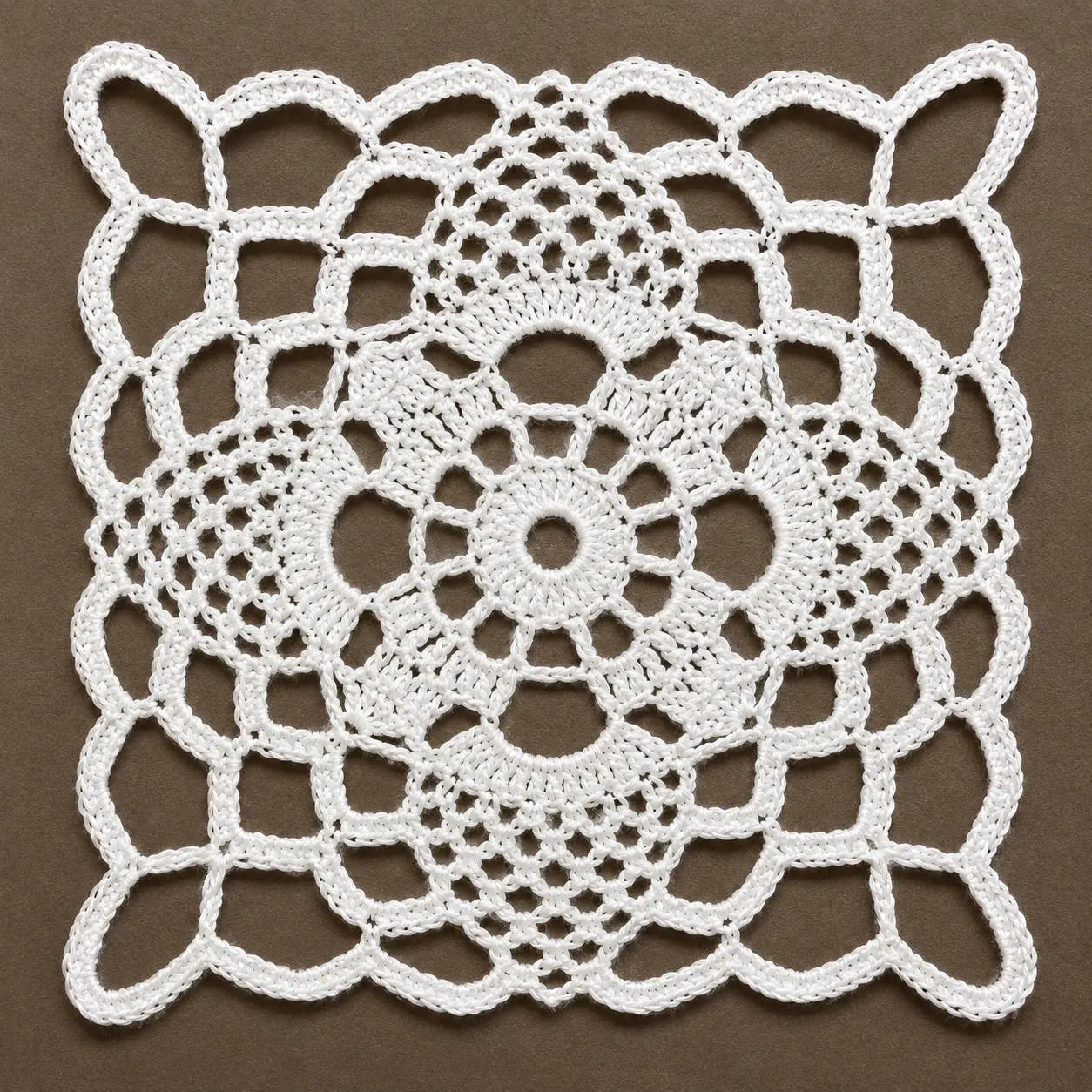 Heirloom Garden Lace Tablecloth Crochet Pattern
