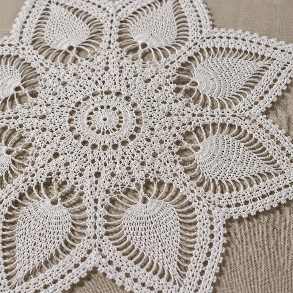 Vintage Pineapple Lace Doily Set Crochet Pattern