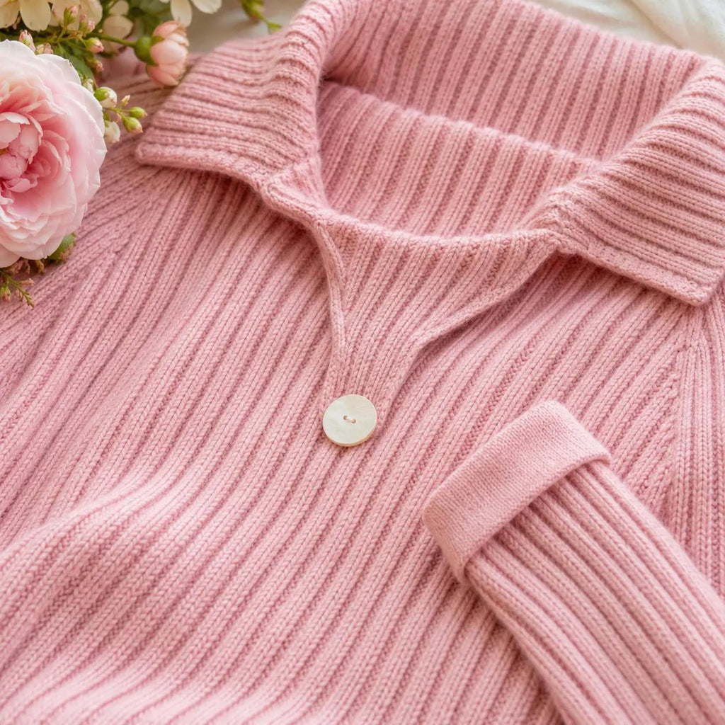 Vintage Ribbed Blouse & Skirt Knitting Pattern