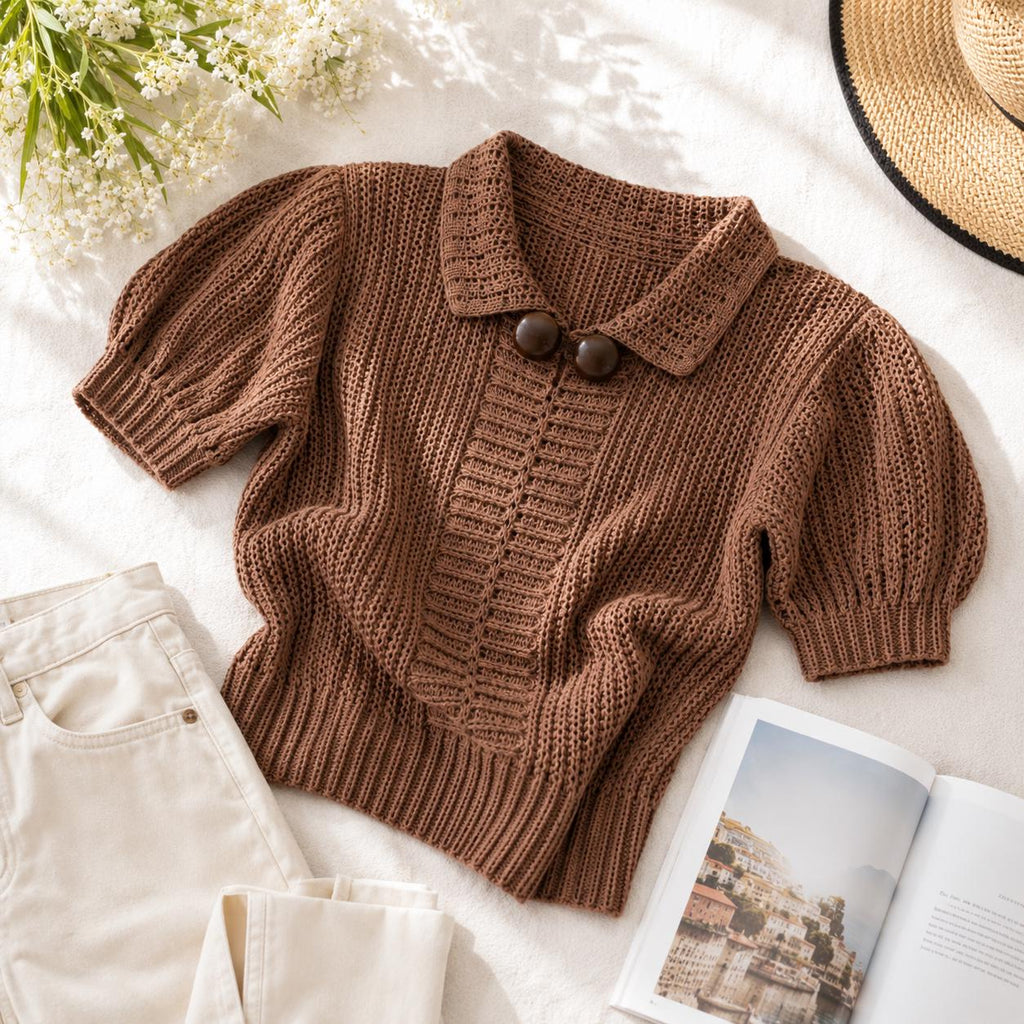 Side-to-Side Crochet Blouse Pattern