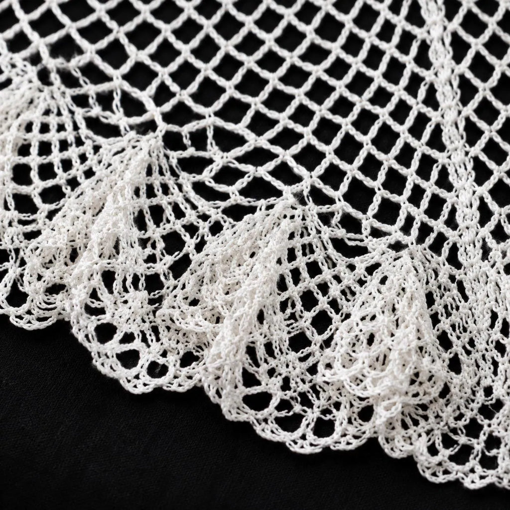 Vintage Ruffled Lace Collar Crochet Pattern