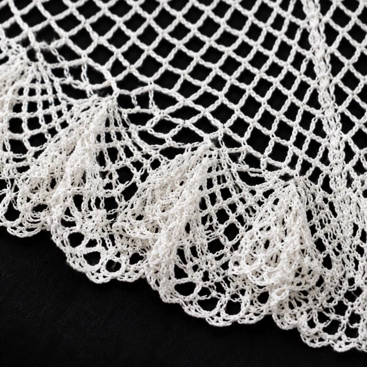 Vintage Ruffled Lace Collar Crochet Pattern