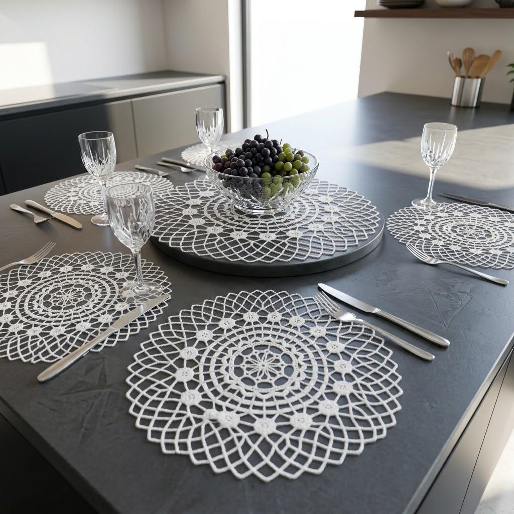 Vintage Crochet Table Set Pattern