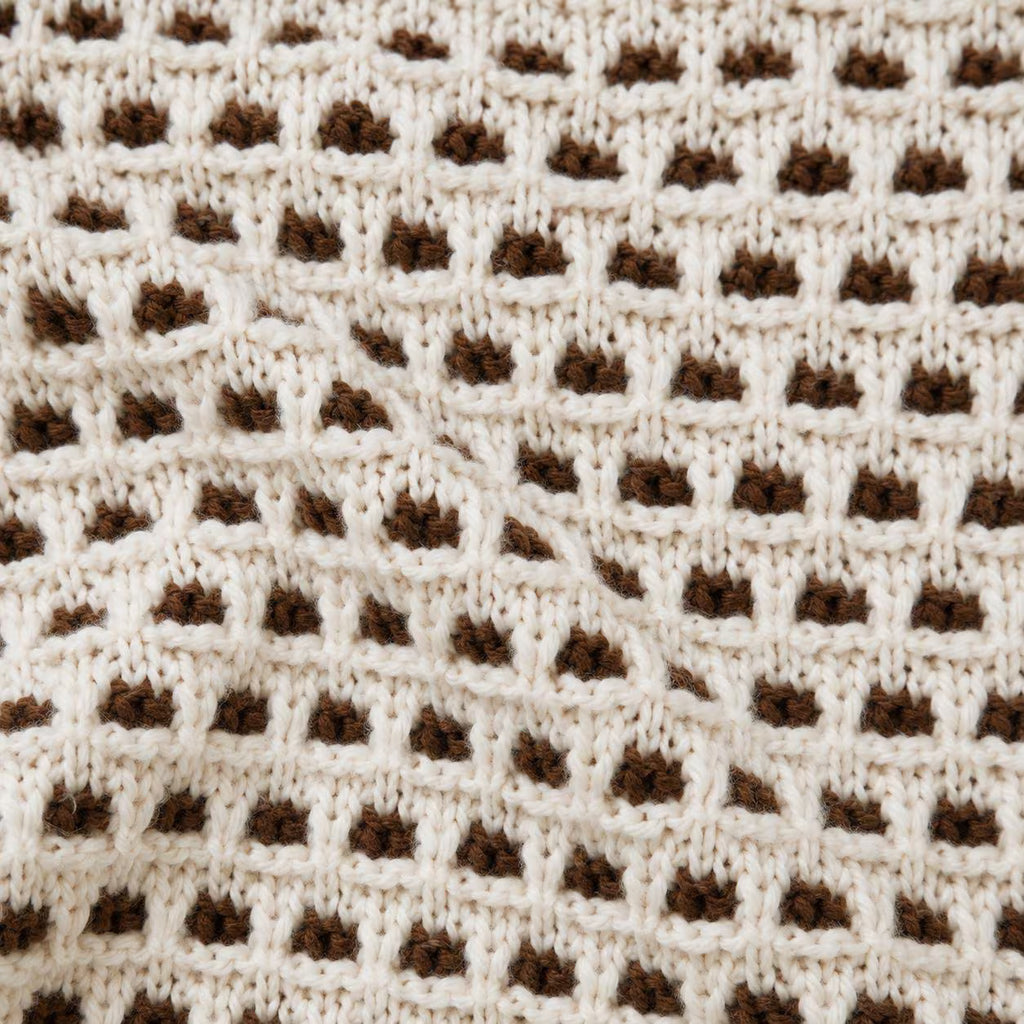 Men’s Slip Stitch V-Neck Sweater Knitting Pattern