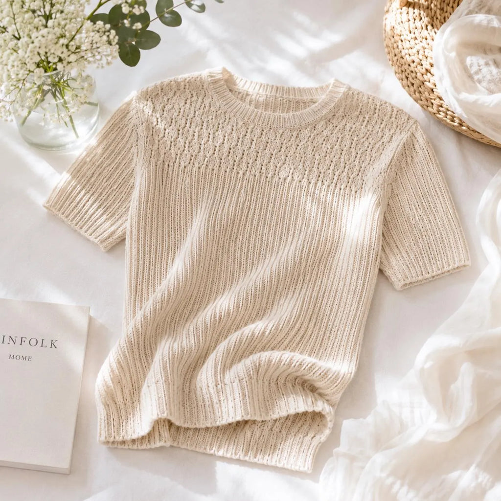 Ribbed Sweater Knitting Pattern