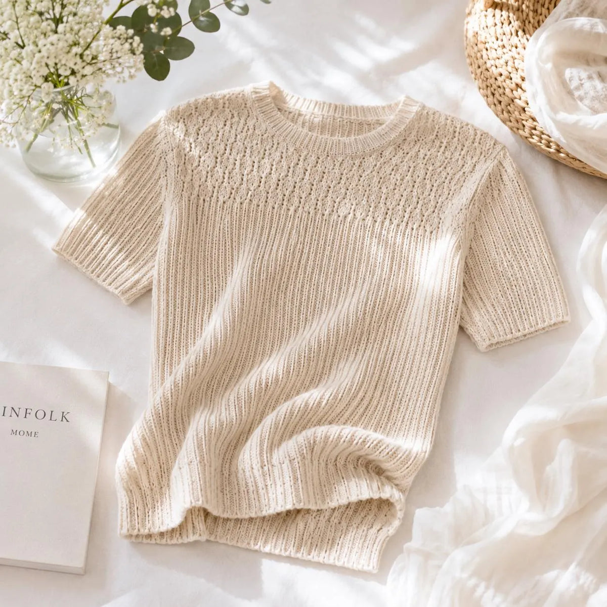 Ribbed Sweater Knitting Pattern
