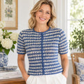 Two Tone Striped Cardigan
